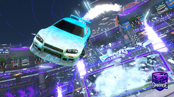 A Rocket League car design from Cheetos12000