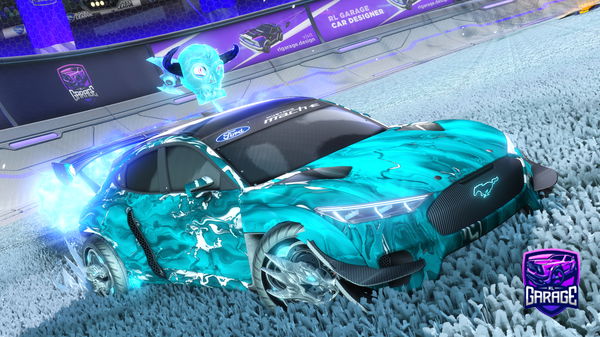 A Rocket League car design from Fotevailar1