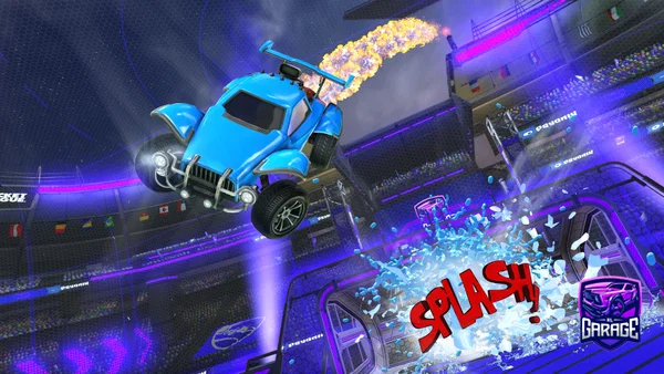 A Rocket League car design from Zthuart