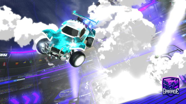A Rocket League car design from Smileygamer34