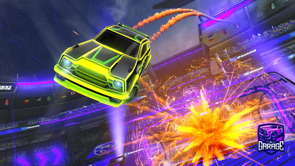 A Rocket League car design from Cruzerrr