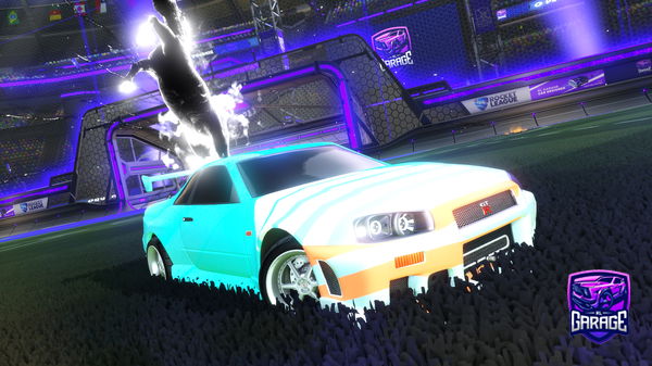 A Rocket League car design from Pacman3636