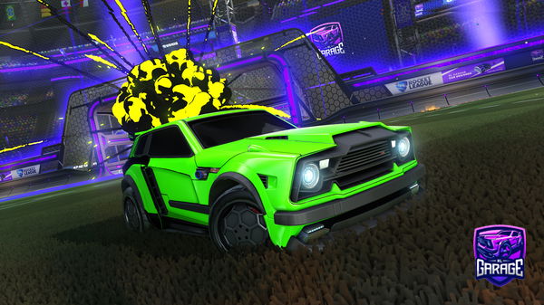 A Rocket League car design from SquirtleTM