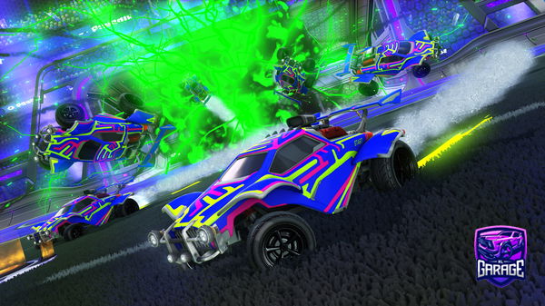 A Rocket League car design from cdelga