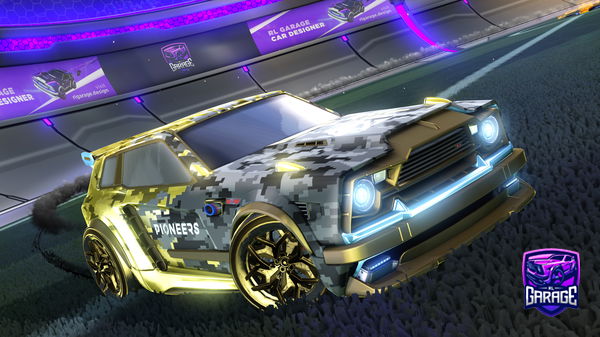 A Rocket League car design from PSNfishboy2373