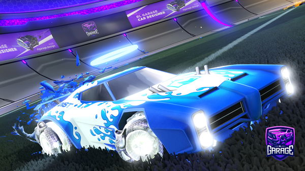 A Rocket League car design from Ripperatschool