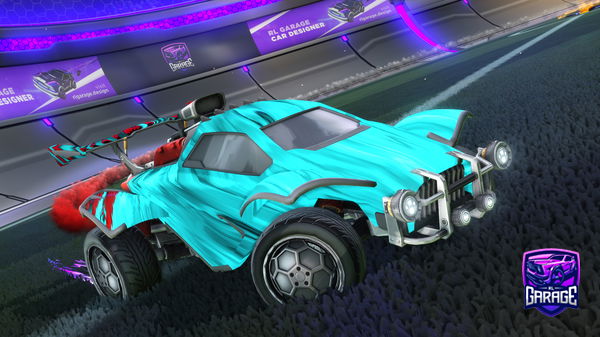 A Rocket League car design from Tekzero