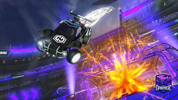 A Rocket League car design from HastyImage