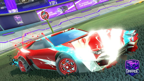 A Rocket League car design from G2186