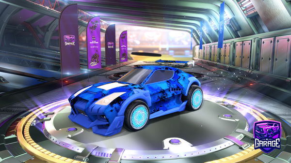 A Rocket League car design from XDPRETDZEL