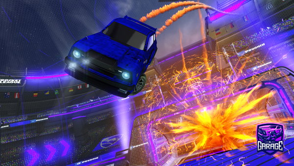 A Rocket League car design from AFlockOfDonuts