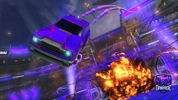 A Rocket League car design from Bombaclat69