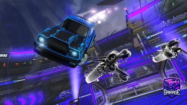 A Rocket League car design from CjsoFunny