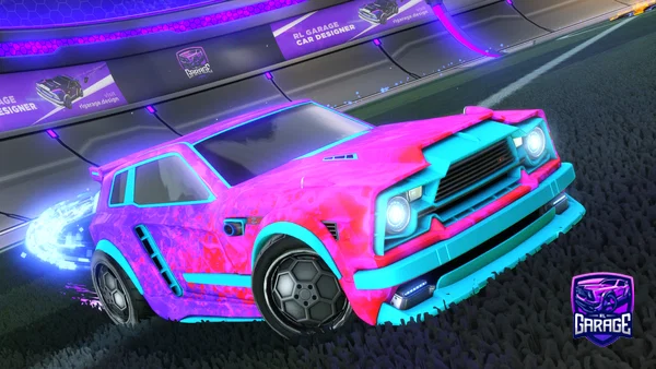 A Rocket League car design from ZeeGee
