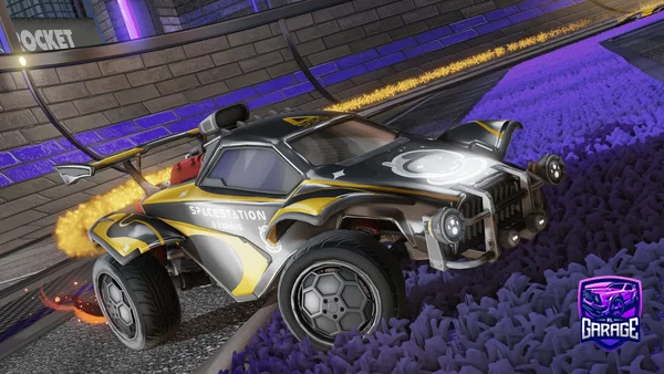 A Rocket League car design from MONEYANDVIBES