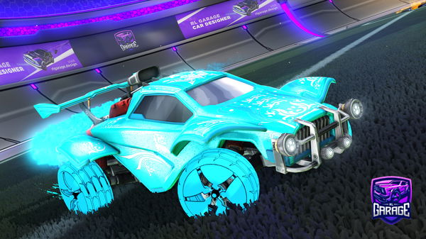 A Rocket League car design from Gh01st