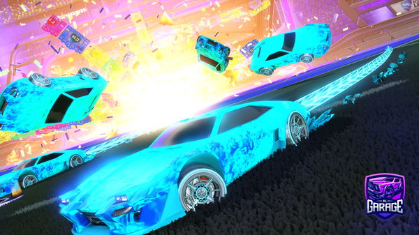 A Rocket League car design from Yuvis09