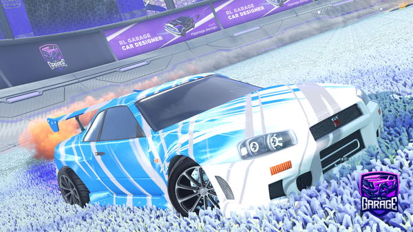 A Rocket League car design from Almafa777