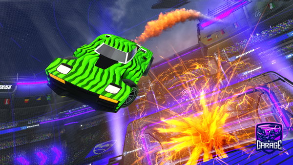 A Rocket League car design from Click_infernal