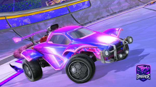A Rocket League car design from 2K26