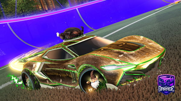 A Rocket League car design from rhubarbz