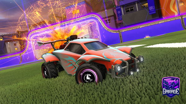 A Rocket League car design from PRPLWINGS