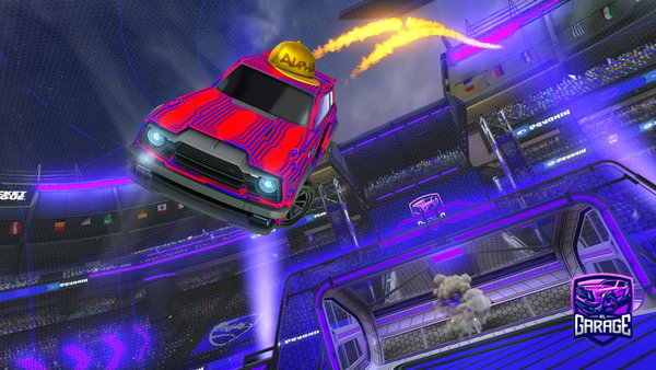 A Rocket League car design from chebldoo
