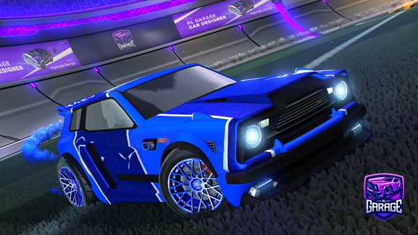 A Rocket League car design from Staggo