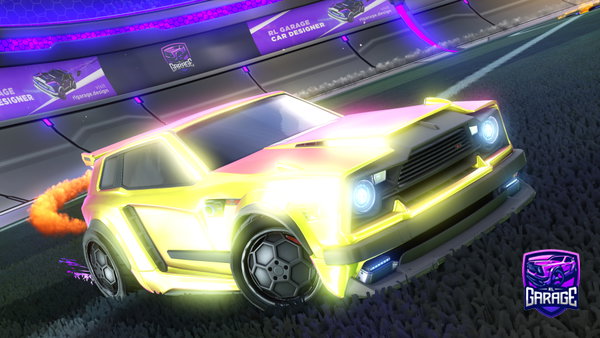 A Rocket League car design from Martilex