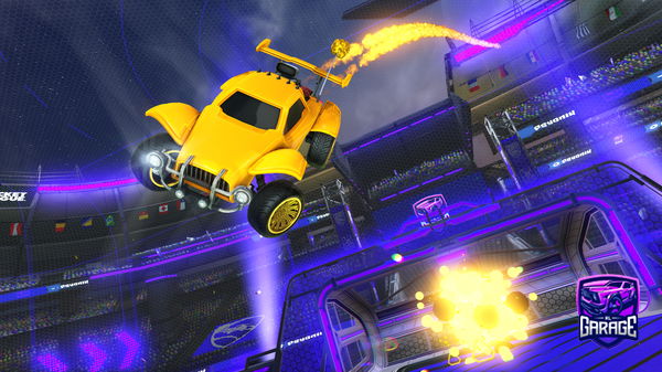 A Rocket League car design from M0T0CH3ST3R