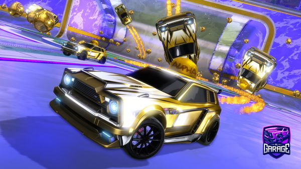 A Rocket League car design from AstroMars