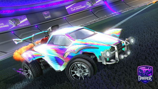 A Rocket League car design from Muygenio
