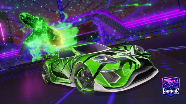 A Rocket League car design from Hurukay84