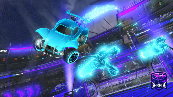 A Rocket League car design from pred43