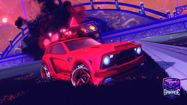 A Rocket League car design from prefix7481