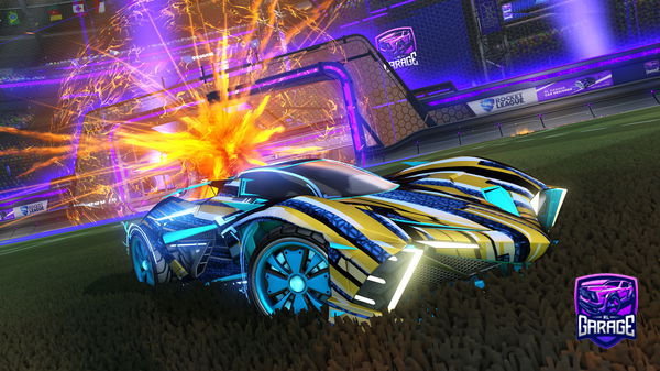 A Rocket League car design from Crissy