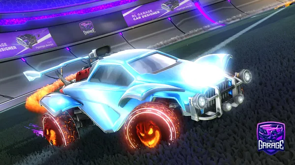 A Rocket League car design from Jordanpleschko