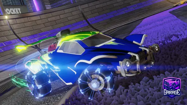 A Rocket League car design from Boompy