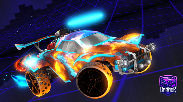 A Rocket League car design from Saiyanprince_PR