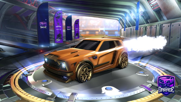 A Rocket League car design from MrBooost