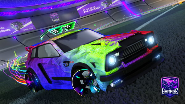 A Rocket League car design from TheGoodBoi119