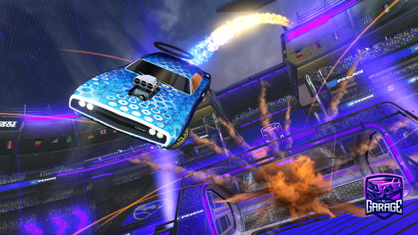 A Rocket League car design from qzeq