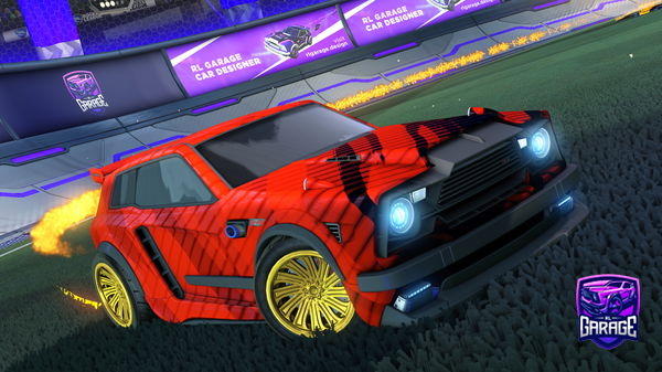 A Rocket League car design from FastandCurious