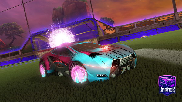 A Rocket League car design from Submittobirb