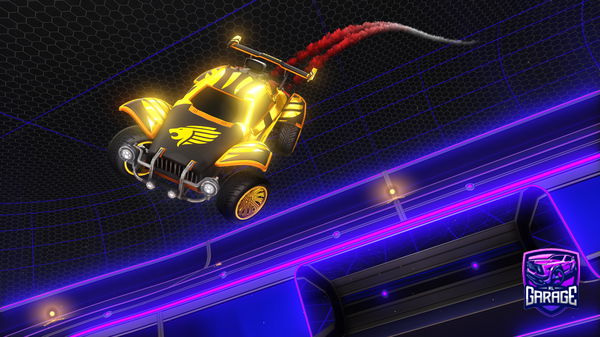 A Rocket League car design from DRACHENTRAX