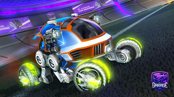 A Rocket League car design from SplitLemon