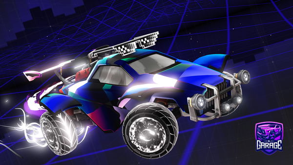 A Rocket League car design from PenguinLML