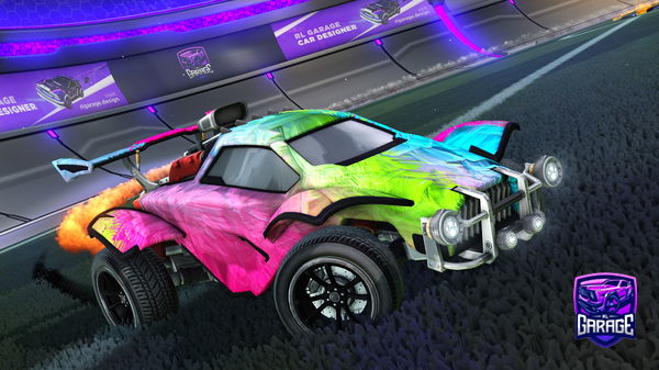 A Rocket League car design from SeeMyDescriptionPlz
