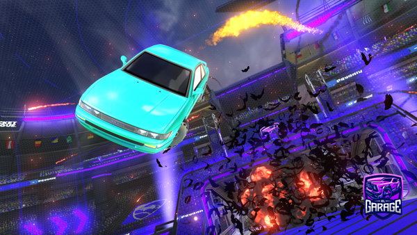 A Rocket League car design from GraveDigger123