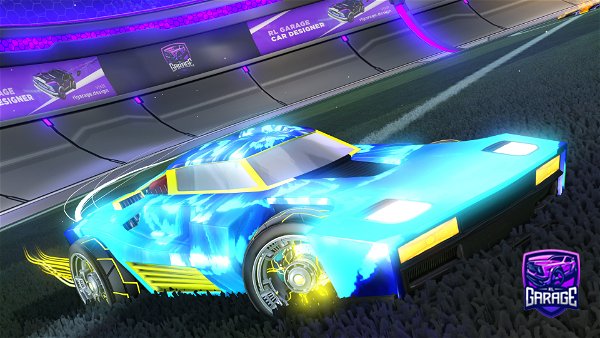 A Rocket League car design from vo1dless7341